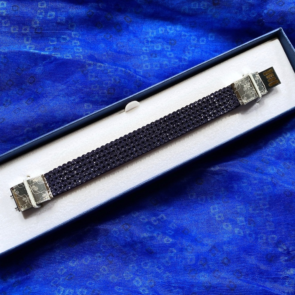 Swarovski Crystal Bracelet (Purple)